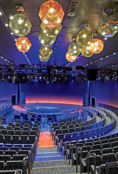 The World Stage on Holland America Line’s Koningsdam. The World Stage on Holland America Line’s Koningsdam.
