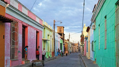 A street in Camaguey, Cuba.