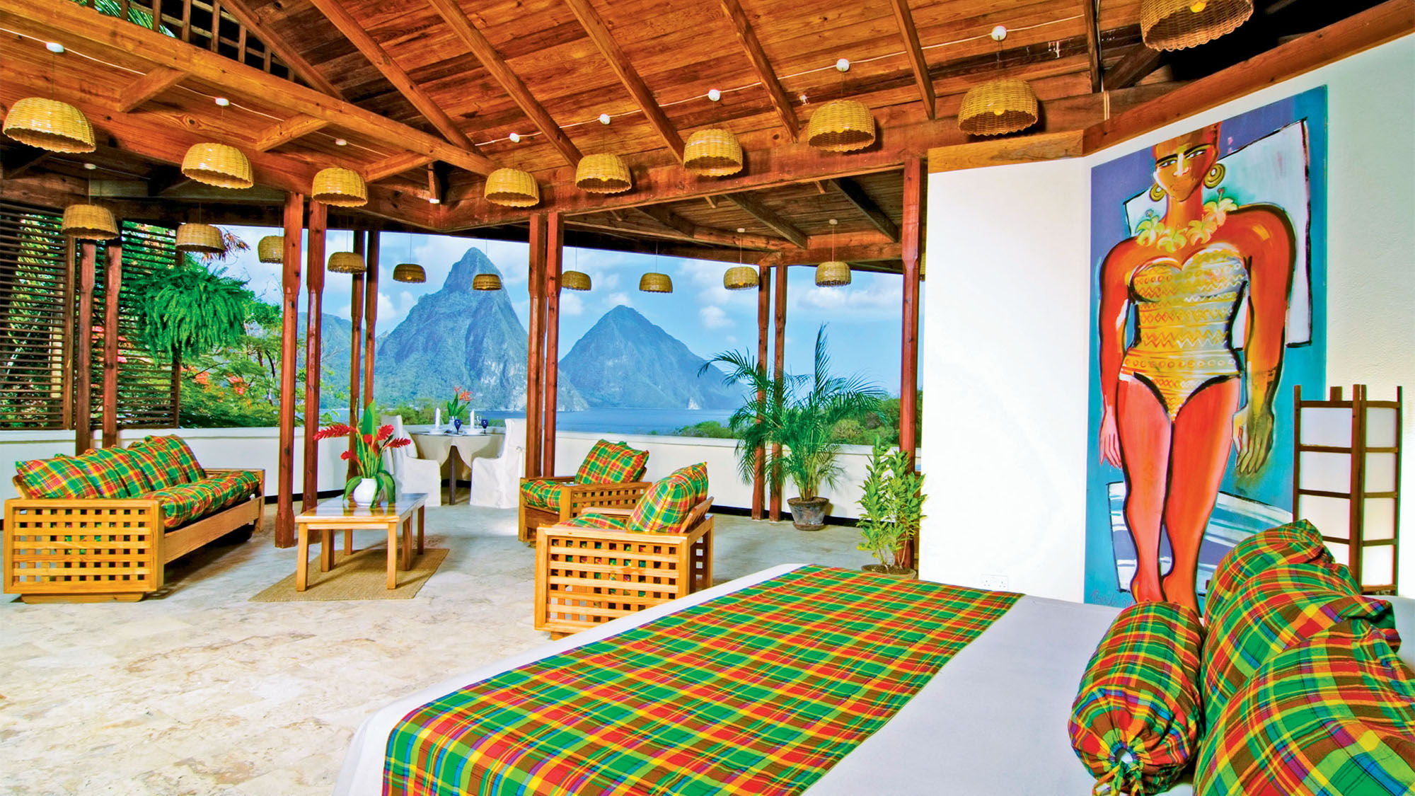 The Casuarina Pool Suite has a 160- square-foot pool surrounded by a 135- square-foot deck.