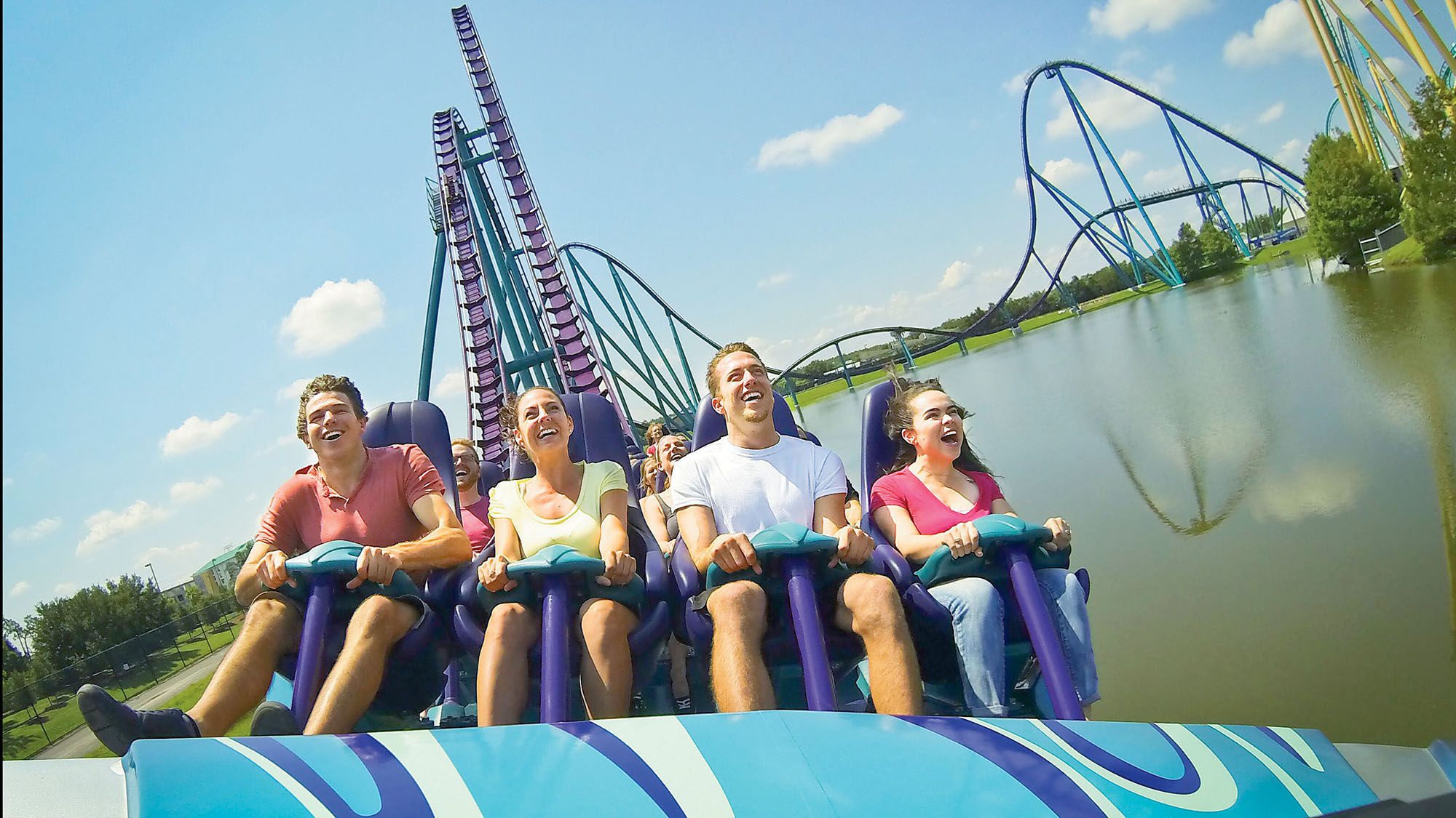 The Mako roller coaster at SeaWorld Orlando.