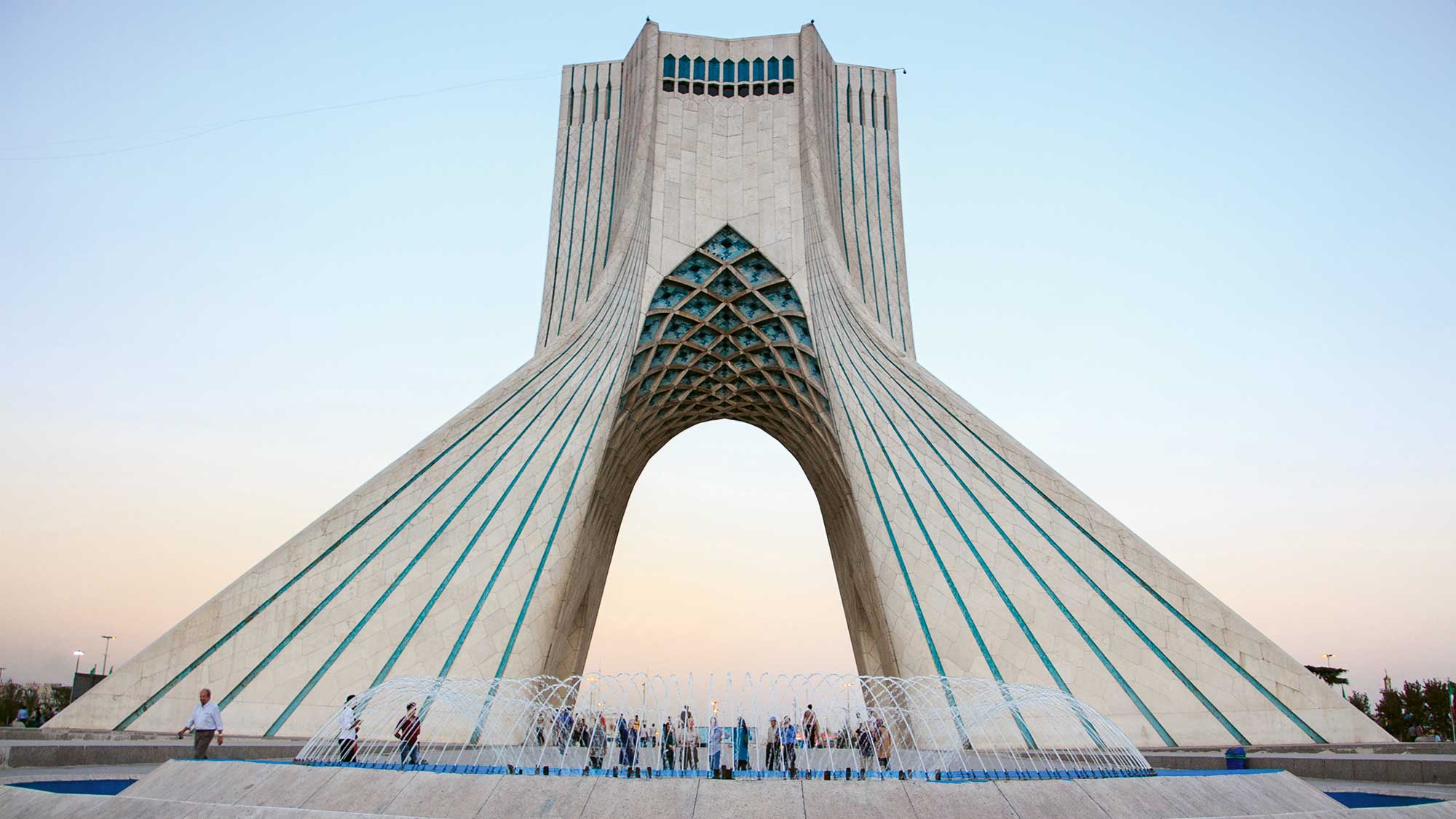 The 164-foot Azadi (Freedom) Tower, located in Tehran's Azadi Square.