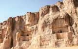 The Achaemenid tombs at Naqhsh-e Rostam, near the Unesco-listed Persepolis, a city destroyed in 330 B.C. during Alexander the Great's invasion of Persia. It disappeared beneath the desert sands until it was excavated in the 1930s.