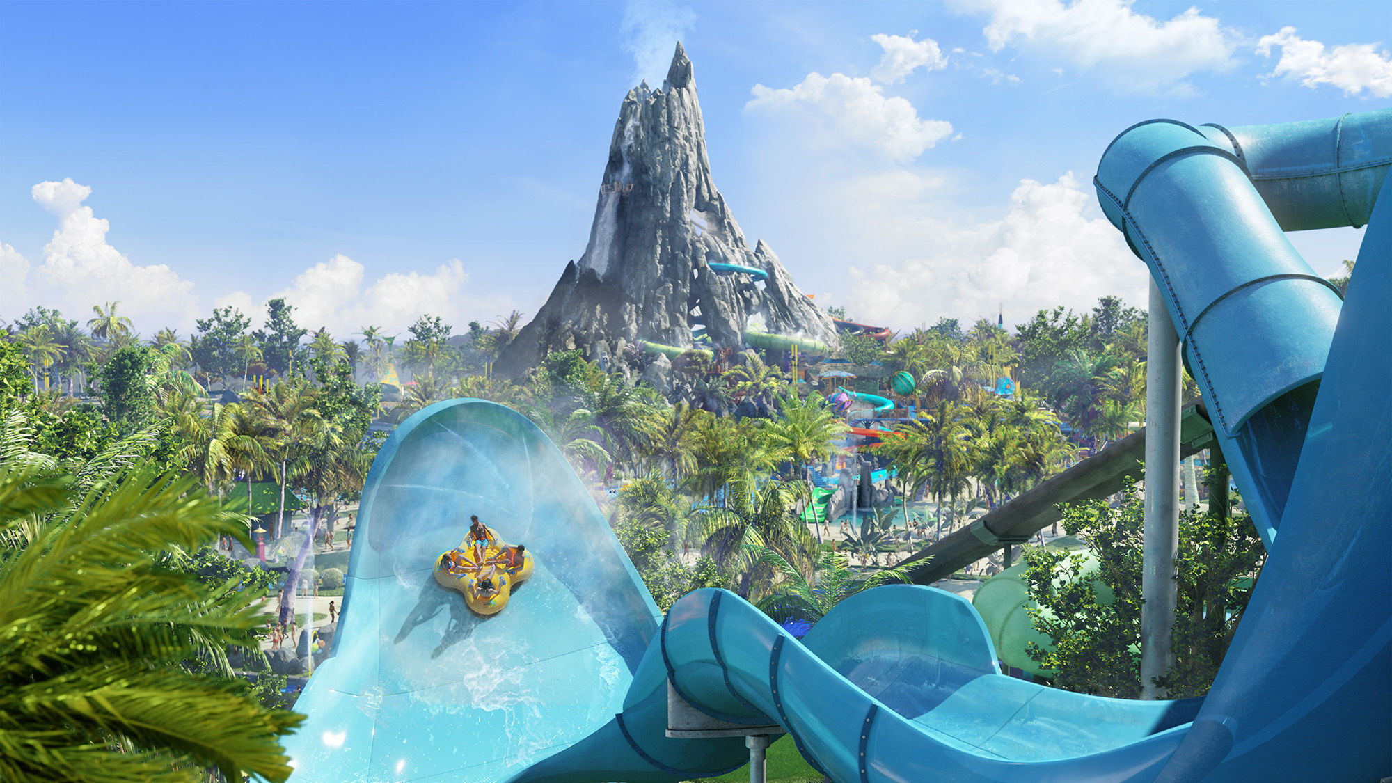 The Honu raft ride will be one of Volcano Bay's attractions.