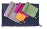 This fast-drying towel from Cascade Designs feels luxurious and eliminates those hard-to-manage, water-laden beach towels of the past. Made of a looped terry-knit microfiber fabric that has a fluffy cotton feel, the Luxe PackTowl soaks up to five times its weight in water yet can be easily wrung dry in 30 percent of the time it takes to dry a similar-sized cotton towel. In addition, a silver-ion odor control system helps keep the Luxe fresh and smelling good. The beach towel, which offers a hang loop and storage pouch, measures 36 inches by 59 inches.