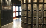 The prayer wheel at the entrance to the pan-Asian restaurant Pacific Rim is cast bronze and cost $500,000.