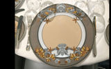 This plate is one of 400 Versace place-settings custom made for the Compass Rose restaurant.