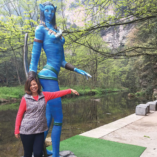 Kathleen Tan in Avatar land – destinations such as these are becoming more accessible, thanks to low cost airlines.