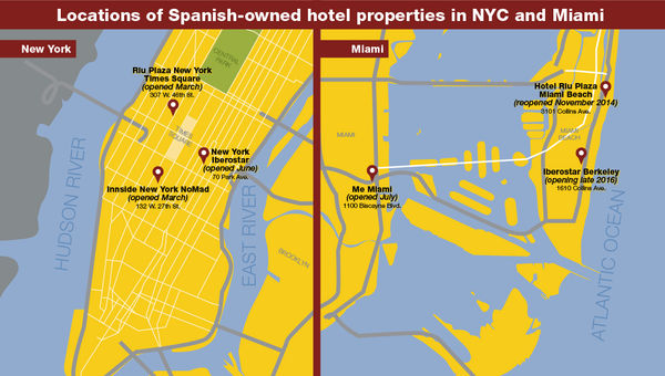 The new conquistadors: Spanish hoteliers discovering America