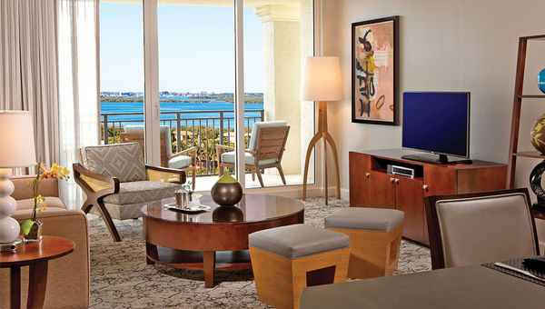 The all-suite, 193-unit property now sports new furnishings in the guestrooms and on balconies. The all-suite, 193-unit property now sports new furnishings in the guestrooms and on balconies.