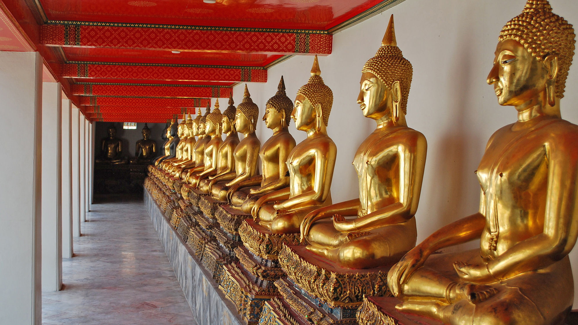 The Wat Pho temple in Bangkok.