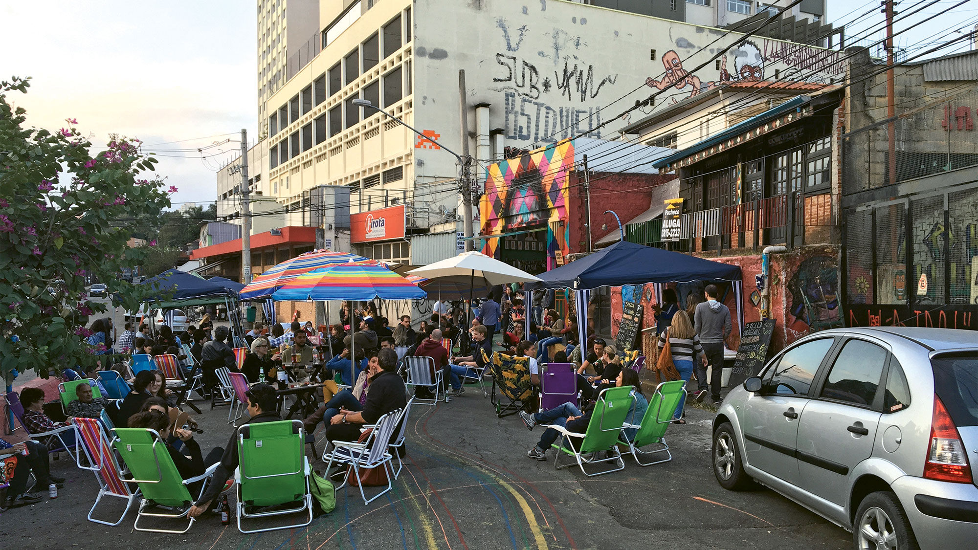 Sao Paulo’s Vila Madalena district features a bohemian vibe as well as the intricate graffiti in Batman Alley.
