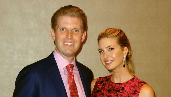 Eric and Ivanka Trump at the Trump SoHo New York hotel. Eric and Ivanka Trump at the Trump SoHo New York hotel.
