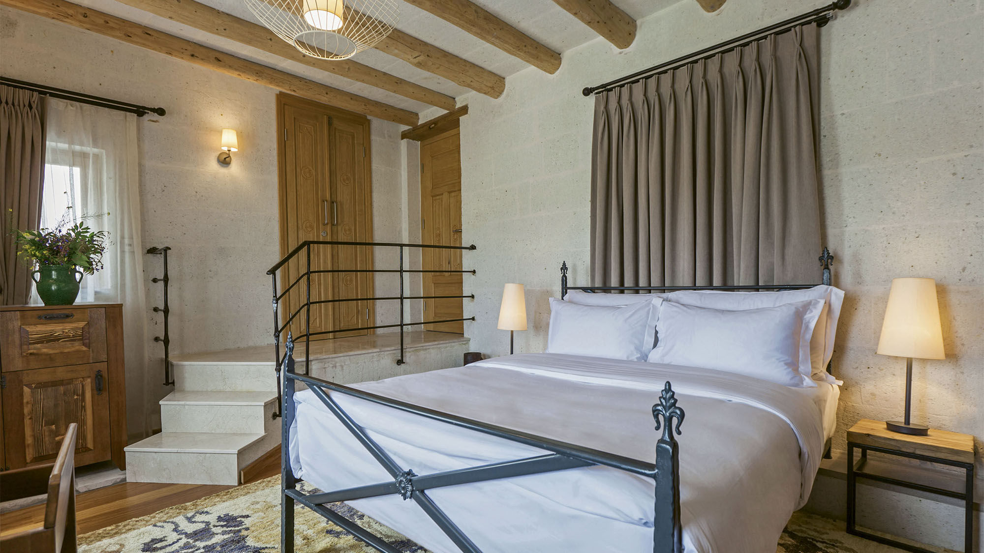 A Chapelle Room at the 45-room House Hotel Cappadocia in the town of Ortahisar.