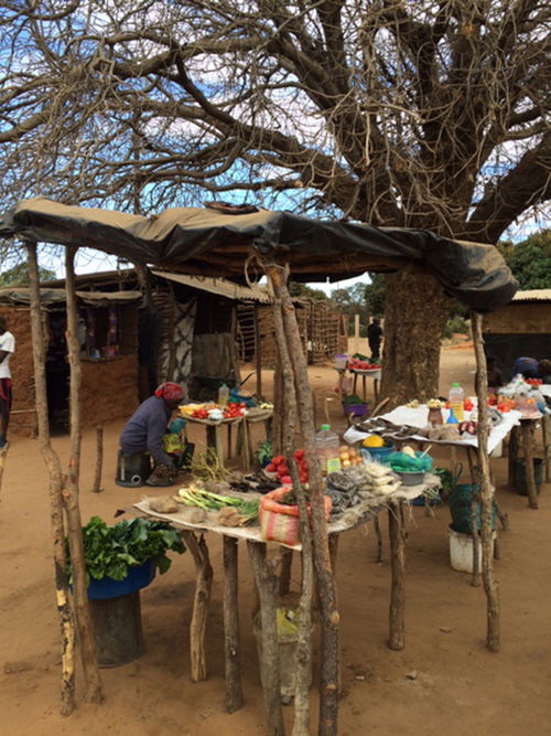 A market at Nakatindi village.