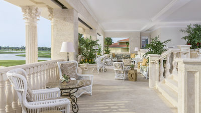The Living Room Terrace at the Trump National Doral in Miami.