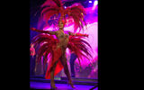 A costumed showgirl.