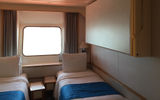 Cabins on the Empress of the Seas still have 3rd and 4th berths attached to the walls.