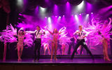 A main stage show narrates the past, present and future of showgirls.