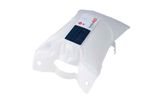 Great for soft adventurers and travelers who want to be prepared for emergencies such as when the lights go out unexpectedly, the inflatable, flat-folding, lightweight (3.5-ounce) Luminaid PackLite 12 lantern is powered by solar energy and offers more than 10,000 lifetime hours of light, 45 lumens of LED illumination when set on extra bright, 32 hours in flashing emergency mode, a 12-hour battery life on its low setting, the ability to float and a year-and-a-half of storage life before needing a recharge.