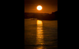 A sunset on the Paraguay River, which flows through the Pantanal wetlands.