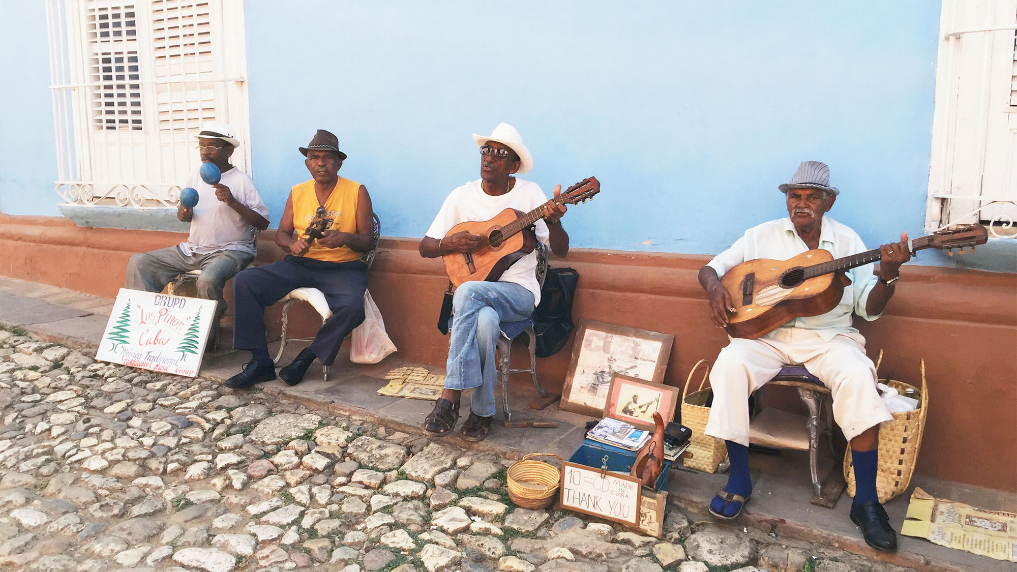 Musicians in Trinidad, Cuba. The town, a Unesco World Heritage site, was one stop on a weeklong Cuba sailing with Celestyal Cruises.