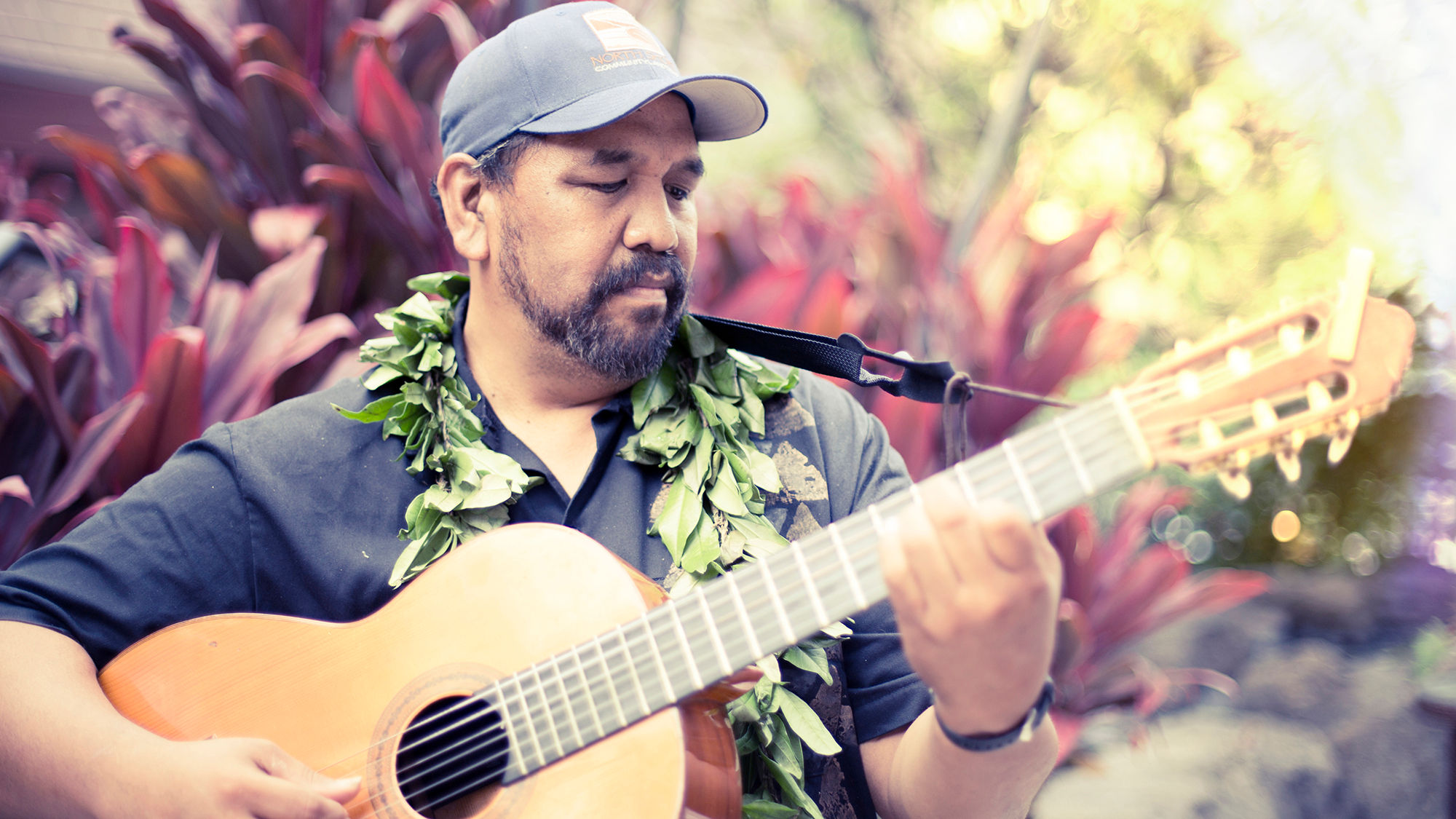 Kawika Kahiapo, a 2010 Grammy Award winner for his contributions to “Masters of Hawaiian Slack Key Guitar,” is one of the performers at the festival this year.