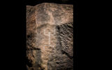 A petroglyph near Shipwreck Beach.