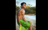 A boogie boarder on Hulopo'e Beach.