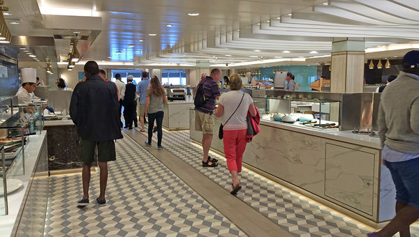 The Kings Court buffet was completely redone. The Kings Court buffet was completely redone.