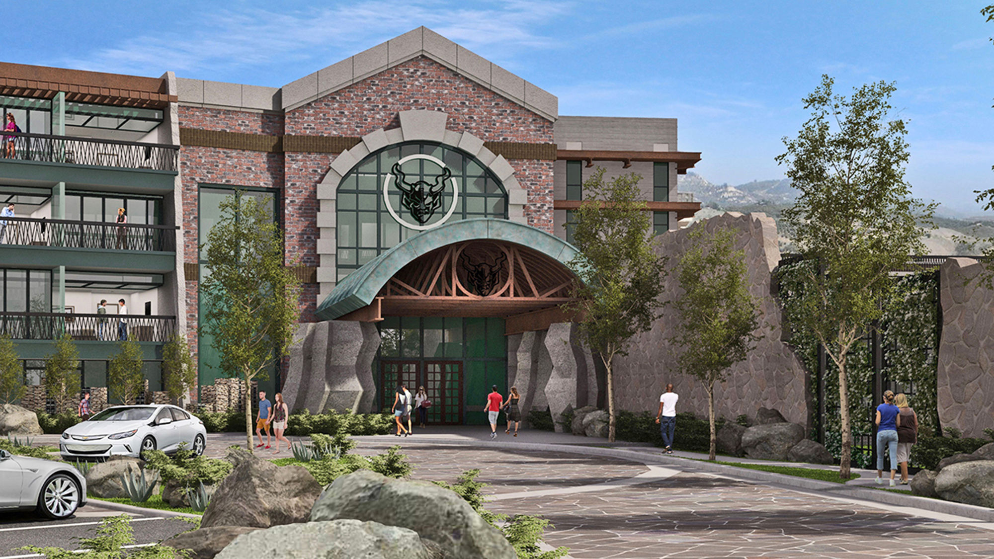 The Stone Hotel will be located adjacent to the Stone Brewing World Bistro & Gardens.