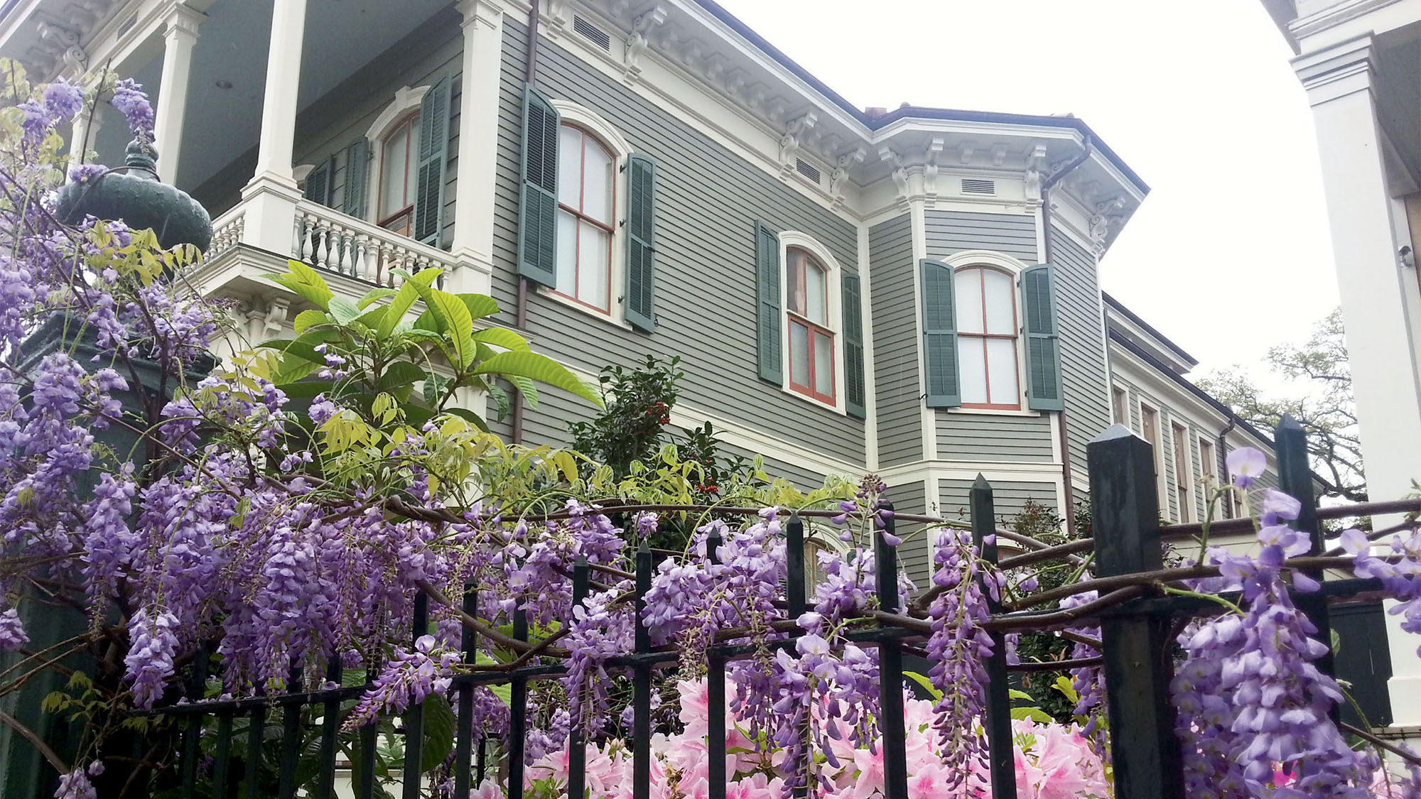 The New Orleans Garden district.