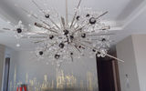 Chandelier in the 24th floor Royal Suite at the Four Seasons Hotel New York Downtown.
