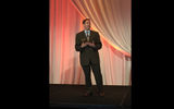 Sam Combs, senior director of strategic accounts for Exclusive Group Travel, delivers the keynote breakfast speech at GTM on Monday.