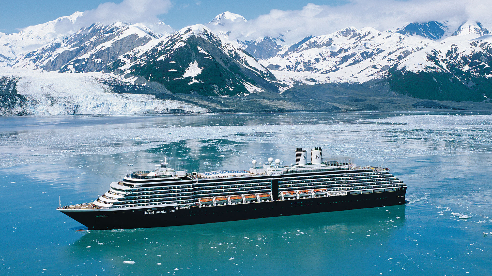 Holland America Line's Oosterdam in Alaska.
