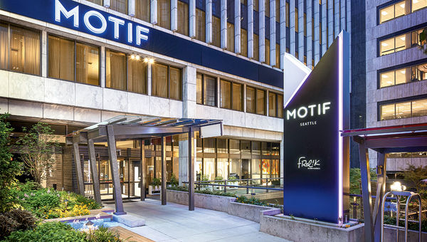The Motif Seattle is managed by Destination Hotels, which offers special rates on its travel agent portal. The Motif Seattle is managed by Destination Hotels, which offers special rates on its travel agent portal.