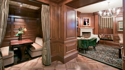 Washington’s Jefferson hotel features the Book Room, a guest-only lounge; guests can order drinks from the hotel bar by phone.