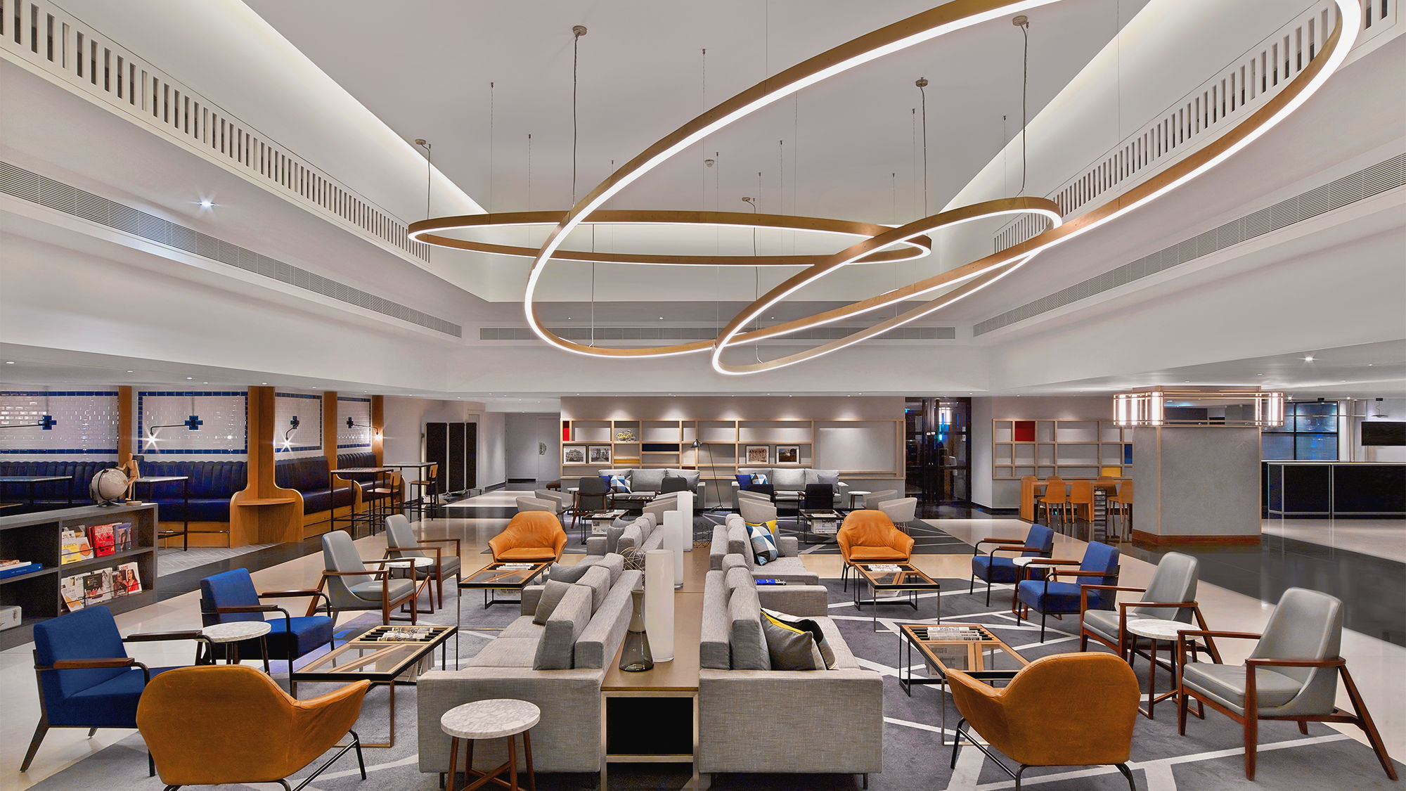 Le Meridien Etoile's redone lobby.