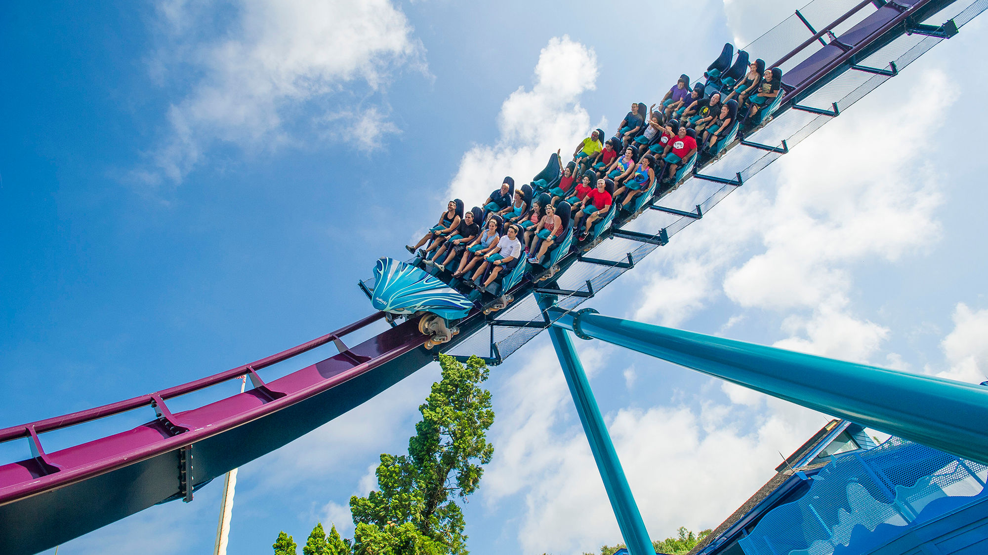 SeaWorld s Mako coaster Speed without the bumps Travel Weekly