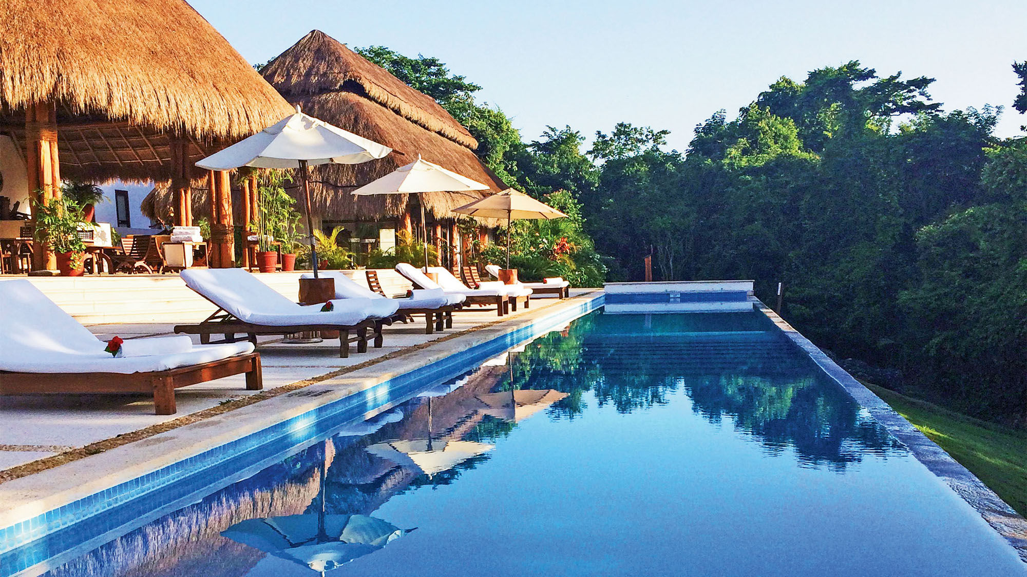 The Explorean Kohunlich’s infinity pool.