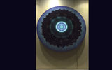 ''Secret Ocean'' is a video print on a stairwell on the Anthem of the Seas as art is joined with technology.