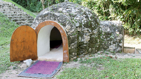 The resort has its own temazcal, a traditional Mayan sweat lodge. The resort has its own temazcal, a traditional Mayan sweat lodge.
