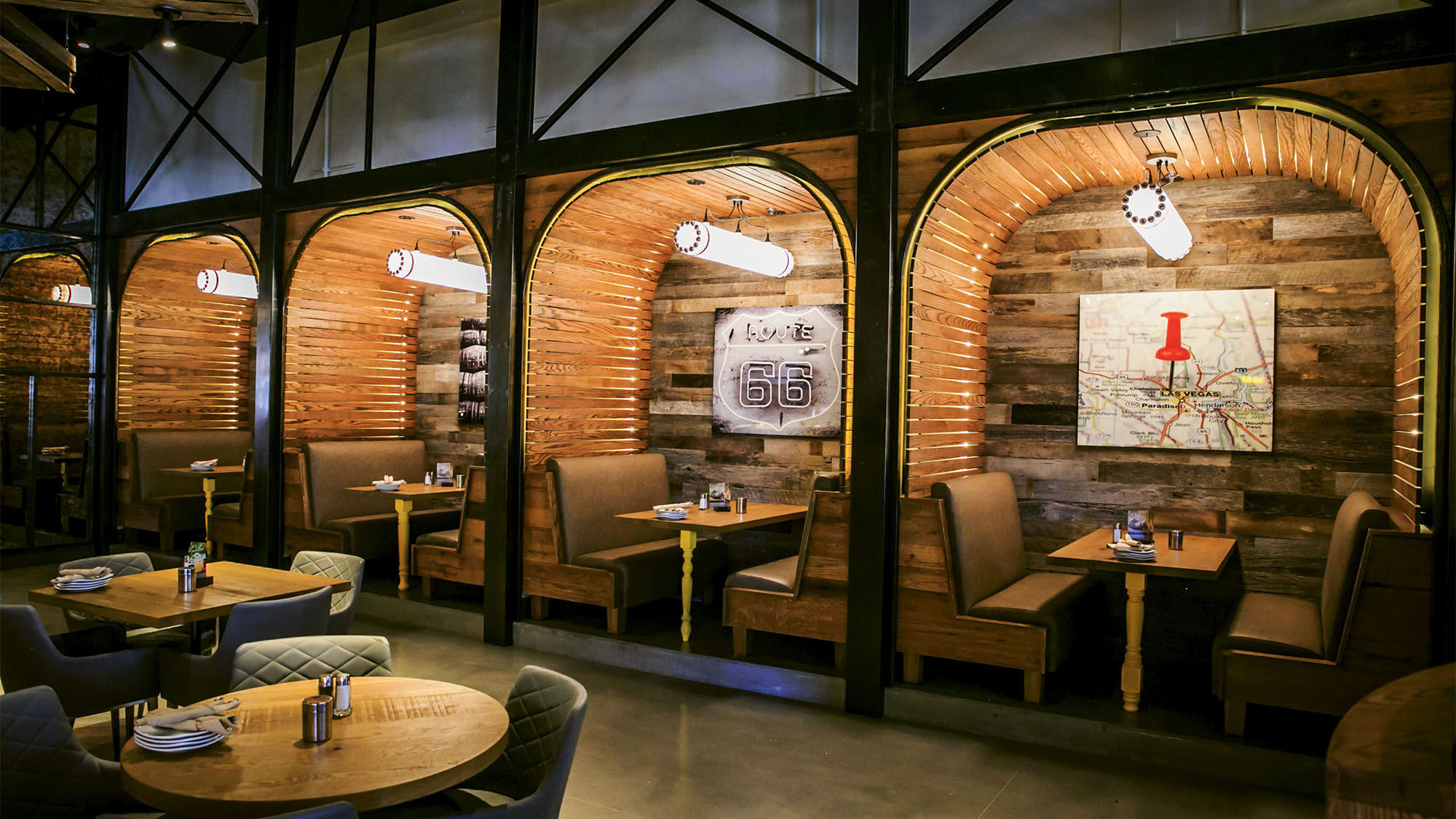 California Pizza Kitchen is among the chain restaurants in MGM’s the Park, near the T-Mobile Arena.