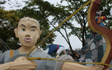 The Jinju Namgang Yudeung Festival commemorates a 1592 battle in which outnumbered Korean forces held off a Japanese invasion at Fort Jinjuseong.