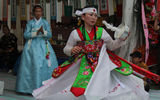 A shaman ceremony at the Andong Mask Dance Festival.