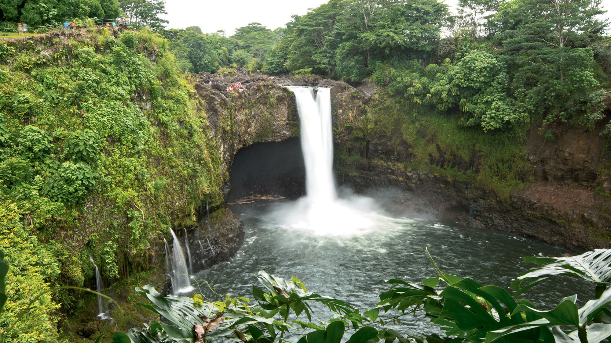 Rainbow Falls in Hilo, on the Big Island of Hawaii.