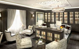 A rendering, courtesy of Regent Seven Seas Cruises, depicting the Mariner's new library.