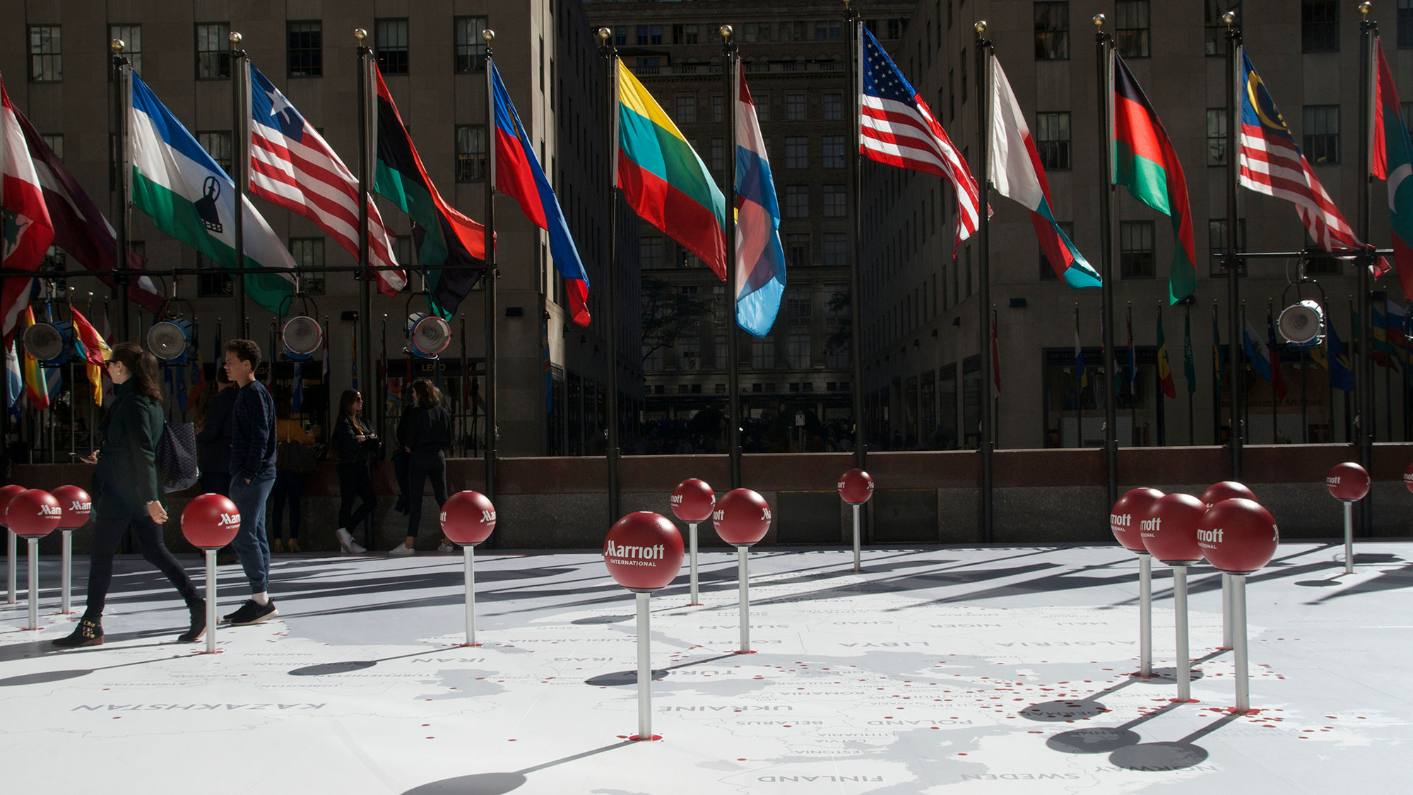 "Through this interactive map, we're showcasing all of our properties," said Marriott's Jennifer Utz.