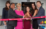 The grand opening of the Aloft Miami Dadeland was marked by an official ribbon cutting on Oct. 13. The property, formerly the Miami Dadeland Hotel, got a top-to-bottom refit prior to the debut. Doing the honors were, from left,  Mary Scott Russell, president, Chamber South;  Kenneth Fearn managing partner, Integrated Capital;  Donna Candreva, general manager, Aloft Miami Dadeland; Diane Rodriguez, director of sales, Aloft Miami Dadeland; investor Rebecca Johnston; and Dan Kurz, partner, Integrated Capital.