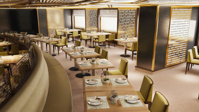 Indochine will be a pan-Asian restaurant on the Silver Muse.