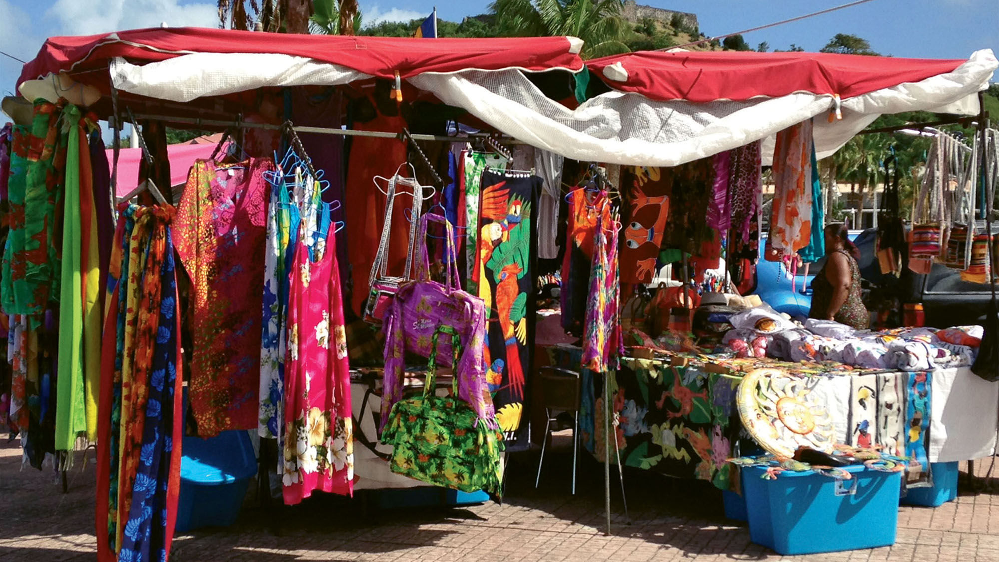 Marigot’s open-air market operates in the town’s main square Wednesdays and Saturdays.